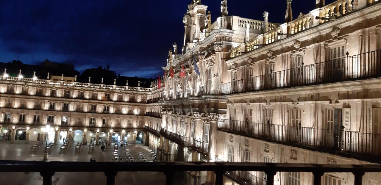Plaza Mayor Salamanca Bagian luar foto